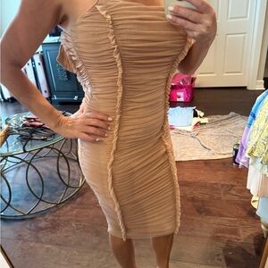 Marciano  Tan Dress